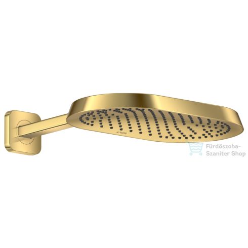 Hansgrohe AXOR SHOWERSPHERE 37x22 cm-es esőztető zuhanykarral, polírozott arany hatású 39748990