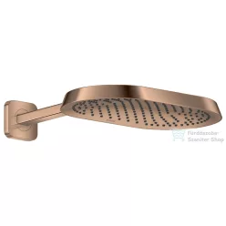   Hansgrohe AXOR SHOWERSPHERE 37x22 cm-es Ecosmart esőztető zuhanykarral, polírozott vörös arany hatású 39749300