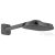 Hansgrohe AXOR SHOWERSPHERE 25x16 cm-es esőztető zuhanykarral, polírozott fekete króm 39754330