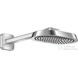   Hansgrohe AXOR SHOWERSPHERE Ecosmart 25x16 cm-es esőztető zuhanykarral, króm 39755000