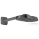 Hansgrohe AXOR SHOWERSPHERE Ecosmart 25x16 cm-es esőztető zuhanykarral, polírozott fekete króm 39755330