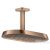 Hansgrohe AXOR SHOWERSPHERE Ecosmart 37x22 cm-es 2 jet mennyezeti esőztető zuhanykarral, alaptest nélkül, polírozott vörös arany hatású 39758300