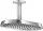 Hansgrohe AXOR SHOWERSPHERE 37x22 cm-es 1 jet mennyezeti esőztető zuhanykarral, króm 39760000