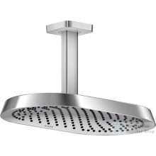   Hansgrohe AXOR SHOWERSPHERE Ecosmart 37x22 cm-es 1 jet mennyezeti esőztető zuhanykarral, króm 39761000