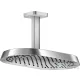 Hansgrohe AXOR SHOWERSPHERE Ecosmart 37x22 cm-es 1 jet mennyezeti esőztető zuhanykarral, króm 39761000