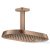 Hansgrohe AXOR SHOWERSPHERE Ecosmart 37x22 cm-es 1 jet mennyezeti esőztető zuhanykarral, szálcsiszolt vörös arany hatású 39761310