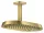 Hansgrohe AXOR SHOWERSPHERE Ecosmart 37x22 cm-es 1 jet mennyezeti esőztető zuhanykarral, szálcsiszolt sárgaréz 39761950