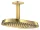 Hansgrohe AXOR SHOWERSPHERE Ecosmart 37x22 cm-es 1 jet mennyezeti esőztető zuhanykarral, polírozott arany hatású 39761990