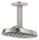 Hansgrohe AXOR SHOWERSPHERE 25x16 cm-es 1 jet mennyezeti esőztető zuhanykarral, rozsdamentes acél hatású 39763800
