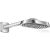Hansgrohe AXOR SHOWERSPHERE Ecosmart+ 25x16 cm-es esőztető zuhanykarral, króm 39770000