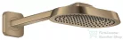 Hansgrohe AXOR SHOWERSPHERE Ecosmart+ 25x16 cm-es esőztető zuhanykarral, szálcsiszolt bronz 39770140