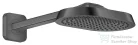 Hansgrohe AXOR SHOWERSPHERE Ecosmart+ 25x16 cm-es esőztető zuhanykarral, szálcsiszolt fekete króm 39770340