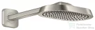 Hansgrohe AXOR SHOWERSPHERE Ecosmart+ 25x16 cm-es esőztető zuhanykarral, rozsdamentes acél hatású 39770800