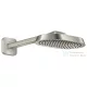 Hansgrohe AXOR SHOWERSPHERE Ecosmart+ 25x16 cm-es esőztető zuhanykarral, rozsdamentes acél hatású 39770800