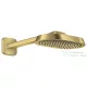 Hansgrohe AXOR SHOWERSPHERE Ecosmart+ 25x16 cm-es esőztető zuhanykarral, szálcsiszolt sárgaréz 39770950