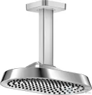 Hansgrohe AXOR SHOWERSPHERE Ecosmart+ 25x16 cm-es 1 jet mennyezeti esőztető zuhanykarral, króm 39771000