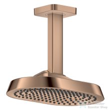   Hansgrohe AXOR SHOWERSPHERE Ecosmart+ 25x16 cm-es 1 jet mennyezeti esőztető zuhanykarral, polírozott vörös arany hatású 39771300