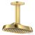 Hansgrohe AXOR SHOWERSPHERE Ecosmart+ 25x16 cm-es 1 jet mennyezeti esőztető zuhanykarral, polírozott arany hatású 39771990