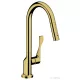 Hansgrohe AXOR Citterio egykaros konyhai csaptelep kihúzható zuhanyfejjel DN15, polírozott arany hatású 39835990
