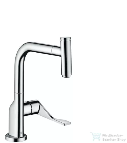 Hansgrohe AXOR Citterio egykaros konyhai csaptelep kihúzható zuhanyfejjel 39861000