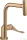 Hansgrohe AXOR CITTERIO Select egykaros konyhai csaptelep kihúzható zuhanyfejjel, szálcsiszolt bronz 39861140