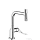 Hansgrohe AXOR CITTERIO Select S-Box egykaros konyhai csaptelep kihúzható zuhanyfejjel,2 jet, króm 39862000