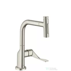   Hansgrohe AXOR CITTERIO Select 230 egykaros mosogató csaptelep kihúzható zuhanyfejjel,2 jet, rozsdamentes acél hatású 39863800