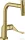 Hansgrohe AXOR CITTERIO Select 230 egykaros mosogató csaptelep kihúzható zuhanyfejjel,2 jet, szálcsiszolt sárgaréz 39863950