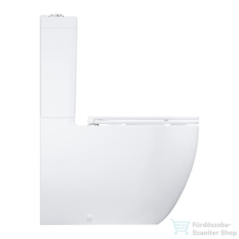 Grohe Bau Ceramic perem nélküli Vario kifolyós monoblokkos wc,fehér 39910000