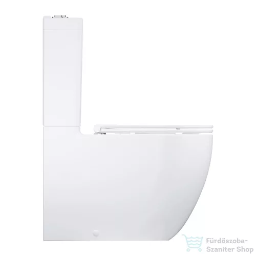 Grohe Bau Ceramic perem nélküli Vario kifolyós monoblokkos wc,fehér 39910000