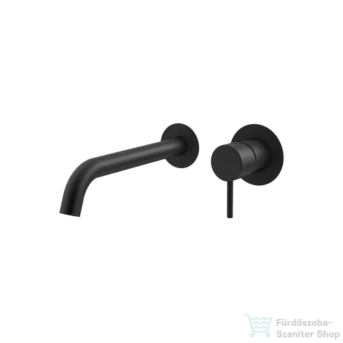 RamonSoler ODISEA falsík alatti mosdó csaptelep 24 cm-es kifolyóval, leeresztő nélkül, matt fekete 39A307433