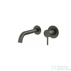   RamonSoler ODISEA falsík alatti mosdó csaptelep 19 cm-es kifolyóval, leeresztő nélkül, szálcsiszolt grafit 39A312223