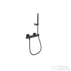   RamonSoler ODISEA fali termosztátos zuhany csaptelep zuhanyszettel, matt fekete 39D307515