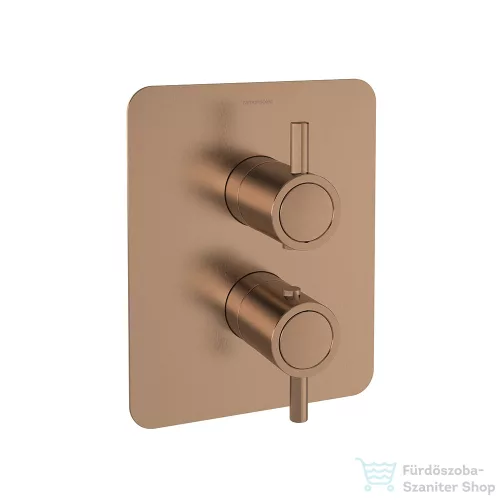 RamonSoler ODISEA falsík alatti termosztátos kád/zuhany csaptelep, szálcsiszolt réz 39D307595