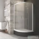 Ravak BLIX BLCP4-80 Sabina 80x80x175 cm-es negyedköríves tolóajtós zuhanykabin,Fehér+Grape 3B240140ZG