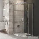Ravak BLIX BLCP4-80 80x80 cm-es negyedköríves tolóajtós zuhanykabin,Króm+Transparent 3B240C00Z1