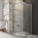Ravak BLIX BLCP4-80 80x80 cm-es negyedköríves tolóajtós zuhanykabin,Króm+Grape 3B240C00ZG