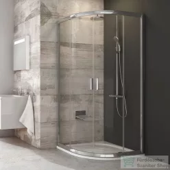   Ravak BLIX BLCP4-90 90x90 cm-es negyedköríves tolóajtós zuhanykabin,Króm+Transparent 3B270C00Z1