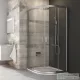 Ravak BLIX BLCP4-90 90x90 cm-es negyedköríves tolóajtós zuhanykabin,Szatén+Transparent 3B270U00Z1