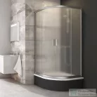 Ravak BLIX BLCP4-90 Sabina 90x90x175 cm-es negyedköríves tolóajtós zuhanykabin,Szatén+Grape 3B270U40ZG