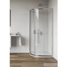   Ravak BLIX II NBLCP4 80x80 negyedköríves tolóajtós zuhanykabin, transparent üveg, króm 3BM40C00Z1