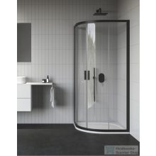   Ravak BLIX II NBLCP4 90x90 negyedköríves tolóajtós zuhanykabin, transparent üveg, fekete 3BM70300Z1