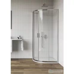   Ravak BLIX II NBLCP4 90x90 negyedköríves tolóajtós zuhanykabin, transparent üveg, króm 3BM70C00Z1