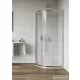 Ravak BLIX II NBLCP4 90x90 negyedköríves tolóajtós zuhanykabin, transparent üveg, króm 3BM70C00Z1