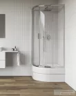 Ravak BLIX II NBLCP4 Sabina 90x90 negyedköríves tolóajtós zuhanykabin,transparent üveg, króm 3BM70C40Z1