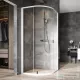 Ravak Nexty NSKK3-80 80x80x195 cm-es íves zuhanykabin nyíló ajtóval,Fehér/Transparent,3O644100Z1
