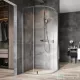 Ravak Nexty NSKK3-90 90x90x195 cm-es íves zuhanykabin nyíló ajtóval,Króm/Transparent,3O677C00Z1