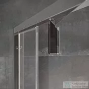 Ravak Nexty NSKK3-90 90x90x195 cm-es íves zuhanykabin nyíló ajtóval,Króm/Transparent,3O677C00Z1