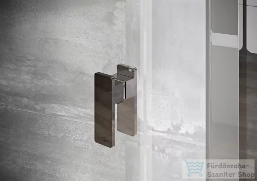 Ravak Nexty NSKK3-90 90x90x195 cm-es íves zuhanykabin nyíló ajtóval,Króm/Transparent,3O677C00Z1