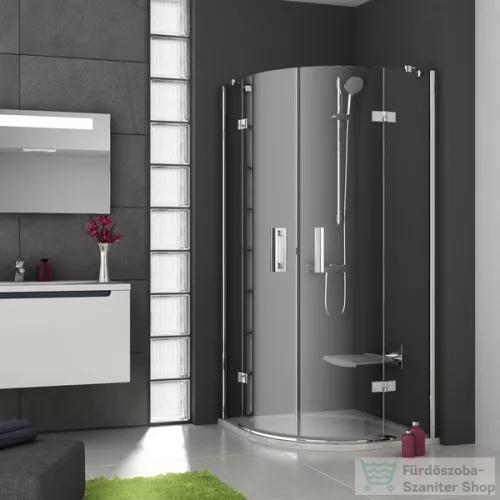 Ravak Smartline SMSKK4-80 (króm+transparent) zuhanykabin 3S244A00Y1
